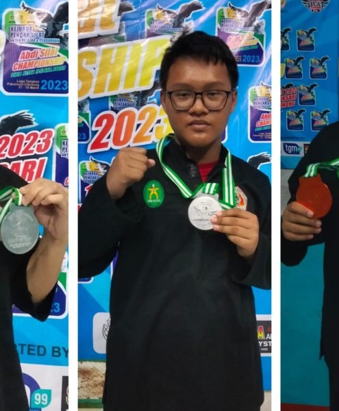 juara pencak silat SMK Putra Bangsa oke