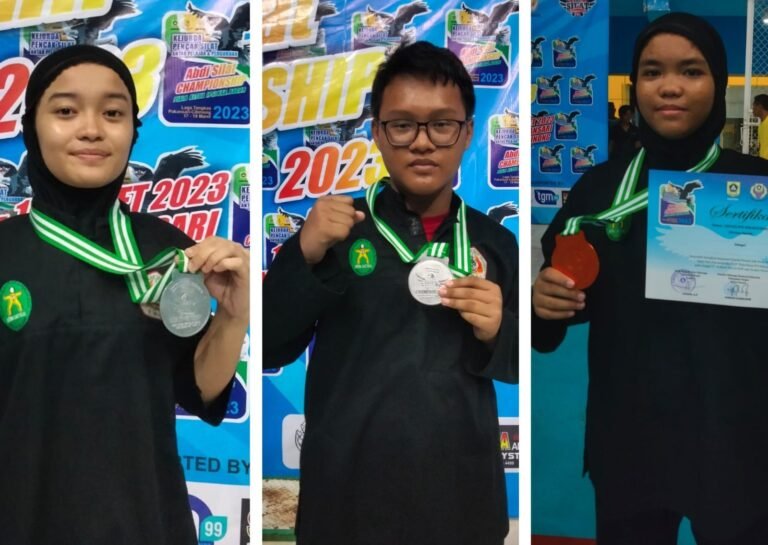 juara pencak silat SMK Putra Bangsa oke
