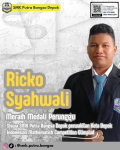 juara olimpiade dari SMK Putra Bangsa Depok